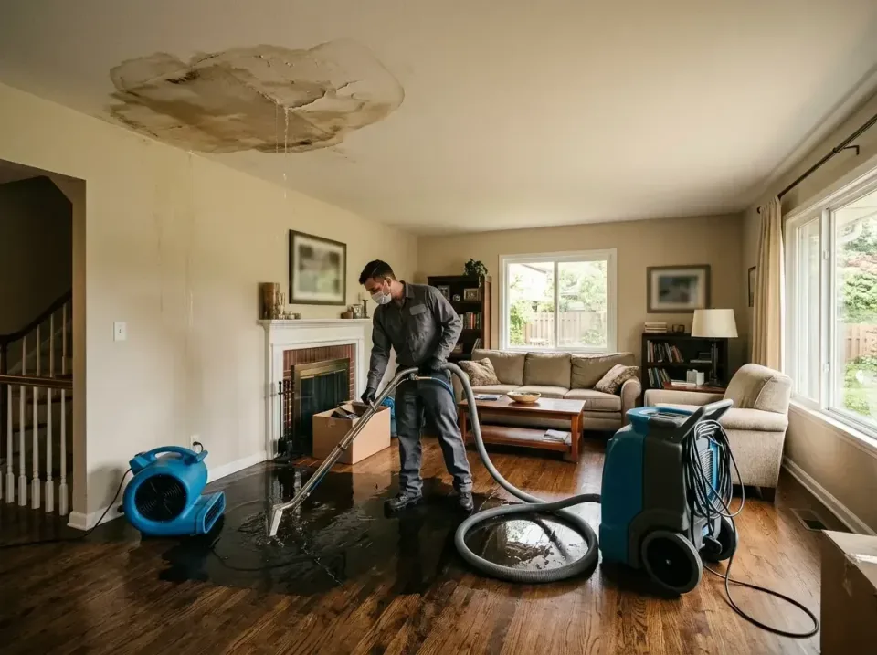 attic-pipe-burst-ceiling-drip-008 — frequently asked questions, Water Damage Restoration & Carpet Care in Bellevue, NE